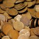 Pennies are displayed at Glenview Coin & Collectibles July 6, 2006, in Glenview, Ill.
Tim Boyle/Getty Images